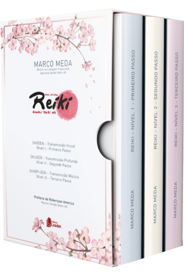 Box Formação Reiki (volume 1,2 e 3) ( Português)