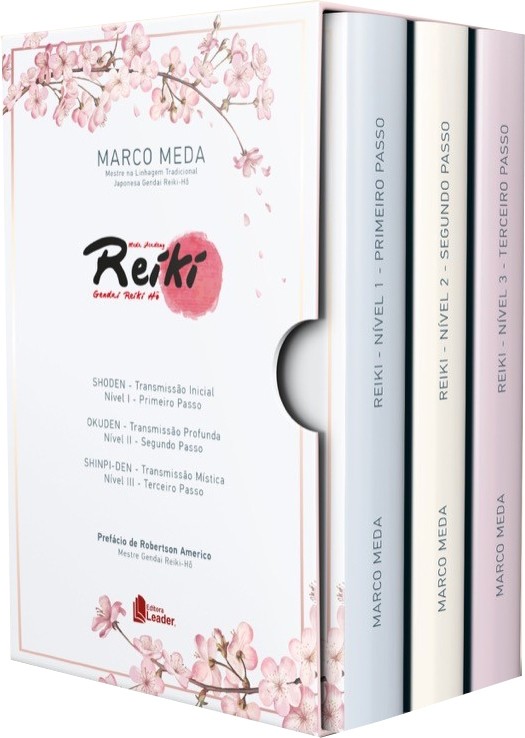 Box Formação Reiki (volume 1,2 e 3) ( Português)